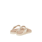 Joules Womens Soleil Black Buckle Flip Flop - White