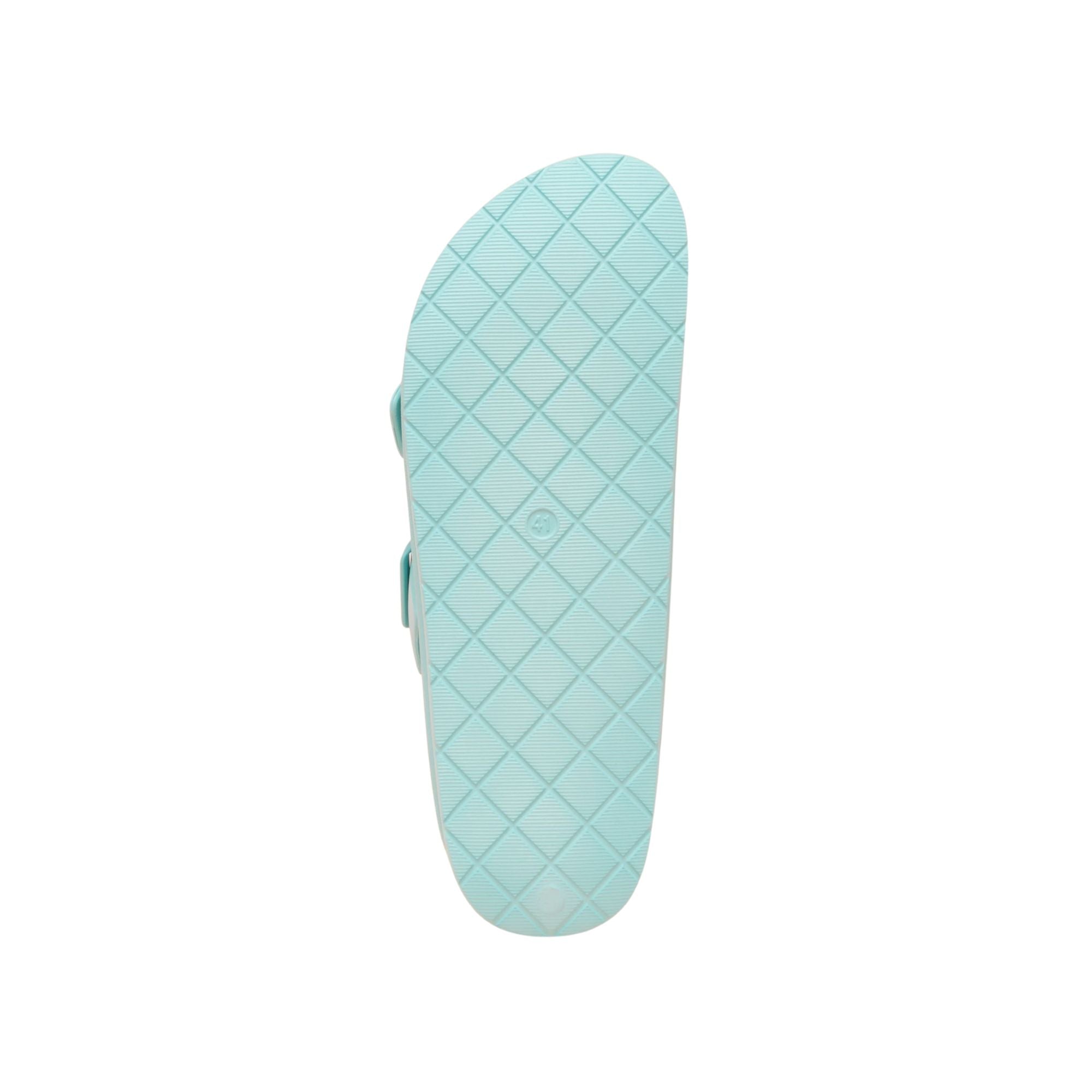 Joules Womens Sunseeker Light Blue EVA Double Buckle Sliders - Light Blue