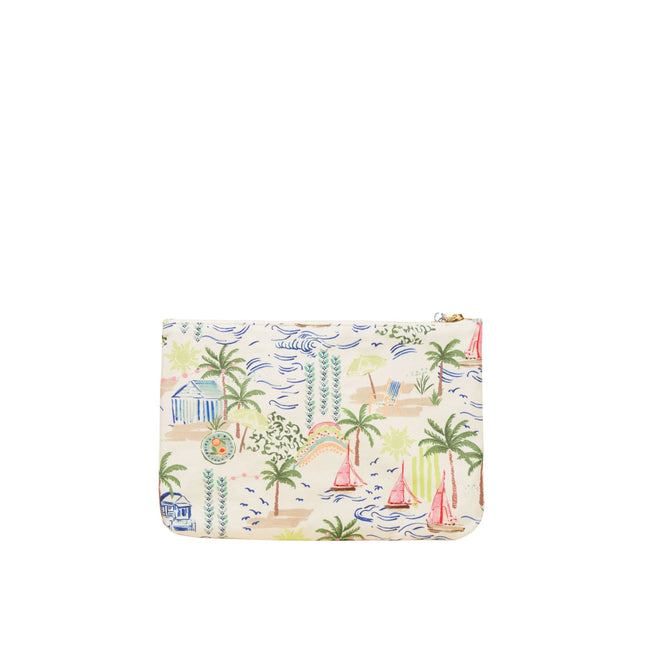 Joules Womens Carrywell Printed Pouch - Palm Print Main Image