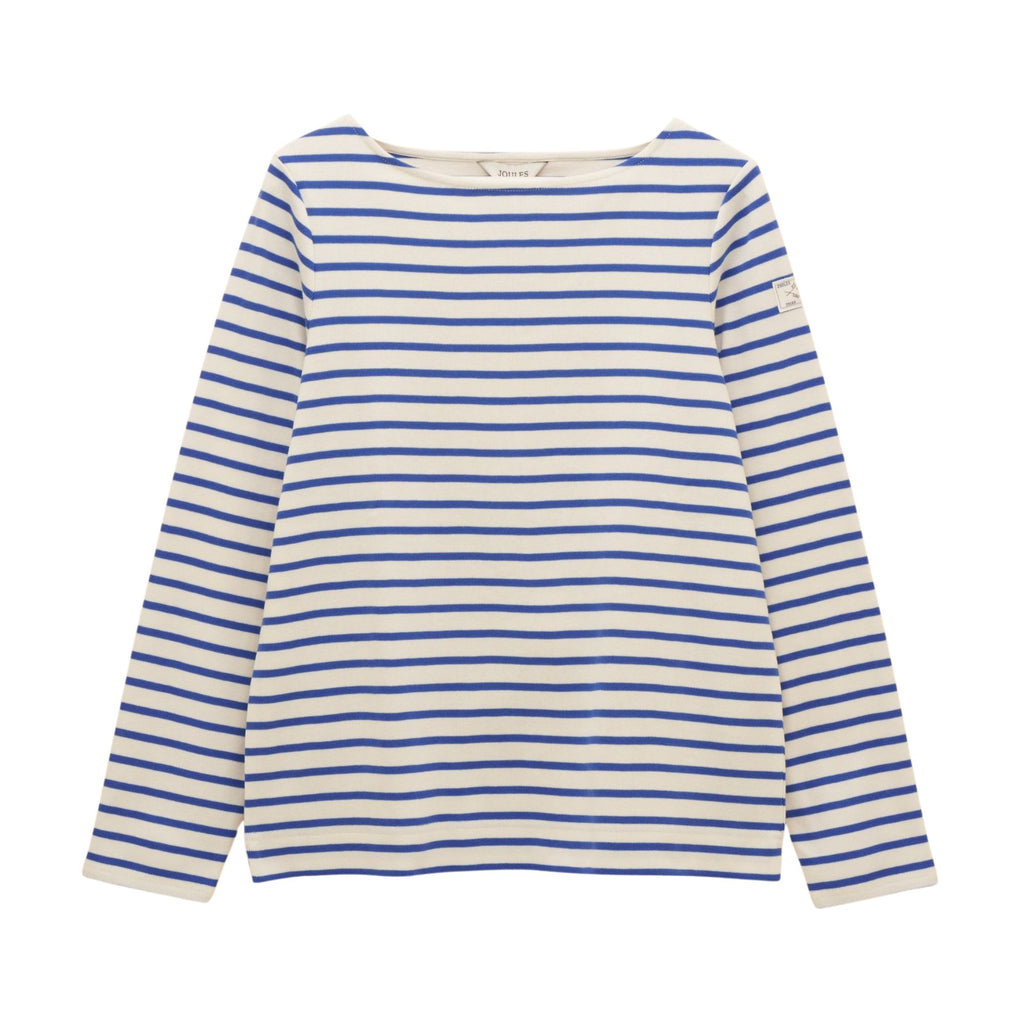 Joules Womens Harbour T-Shirt - Blue/White Stripe