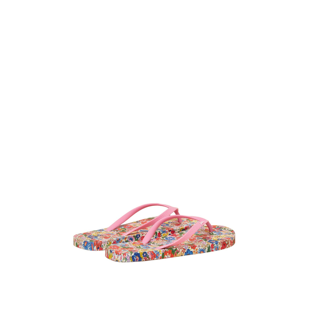 Joules Womens Sandy Printed Flip Flops - Ditsy