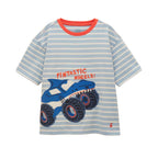 Joules Boys Archie T-Shirt - Blue/White