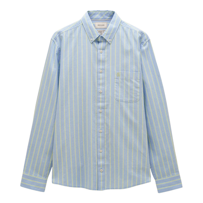 Joules Mens Oxford Lw Stripe Shirt - Blue/White Stripe Hover Image