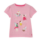 Joules Girls Astra T-Shirt - Pink