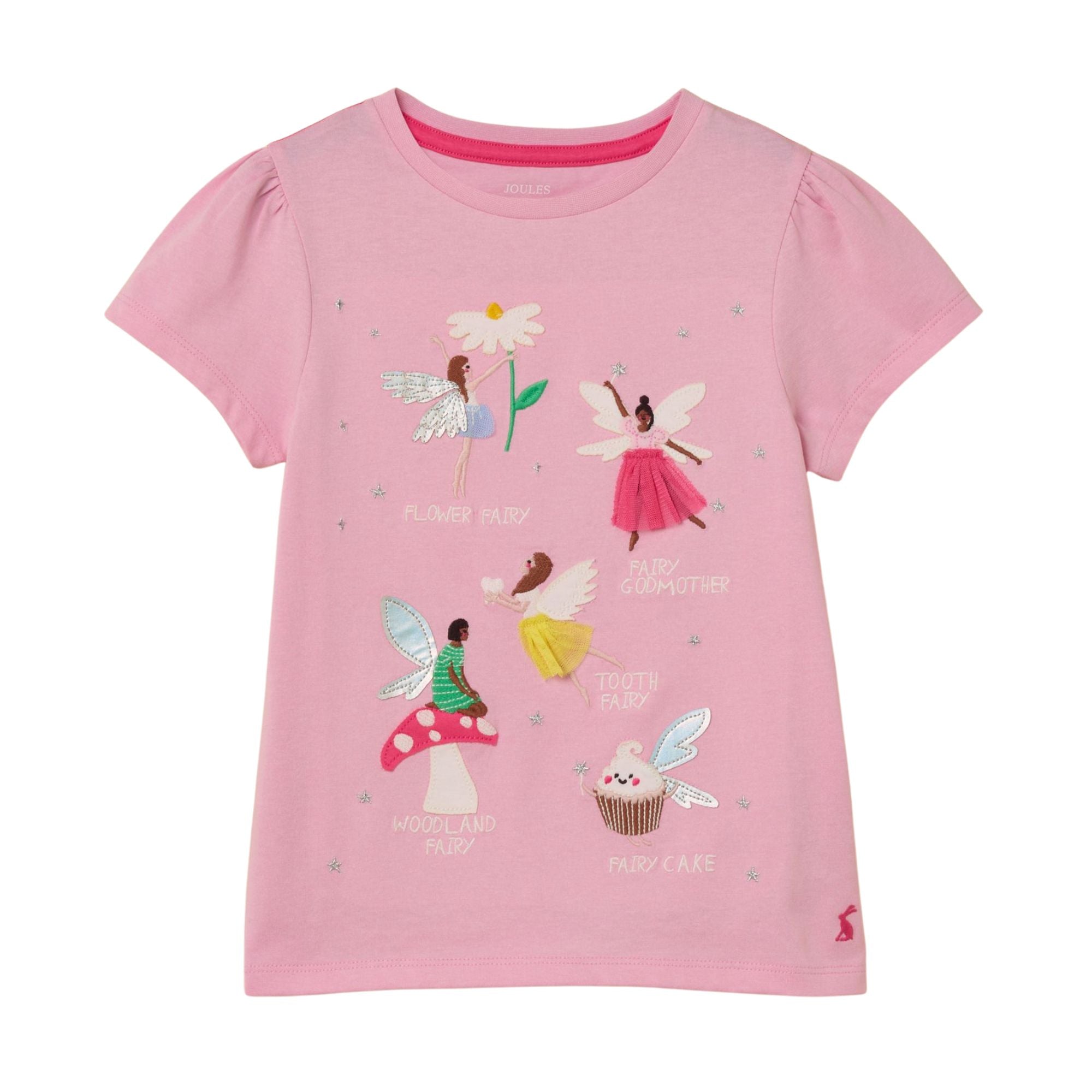 Joules Girls Astra T-Shirt - Pink
