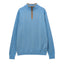 Joules Mens Hillside 1/4 Zip Jumper - Light Blue
