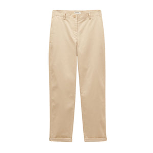 Joules Womens Slim Fit Chino Trousers - Sand