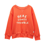 Joules Girls Sundaze Sweat Top - Orange