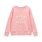 Joules Girls Sundaze Sweat Top - Pink