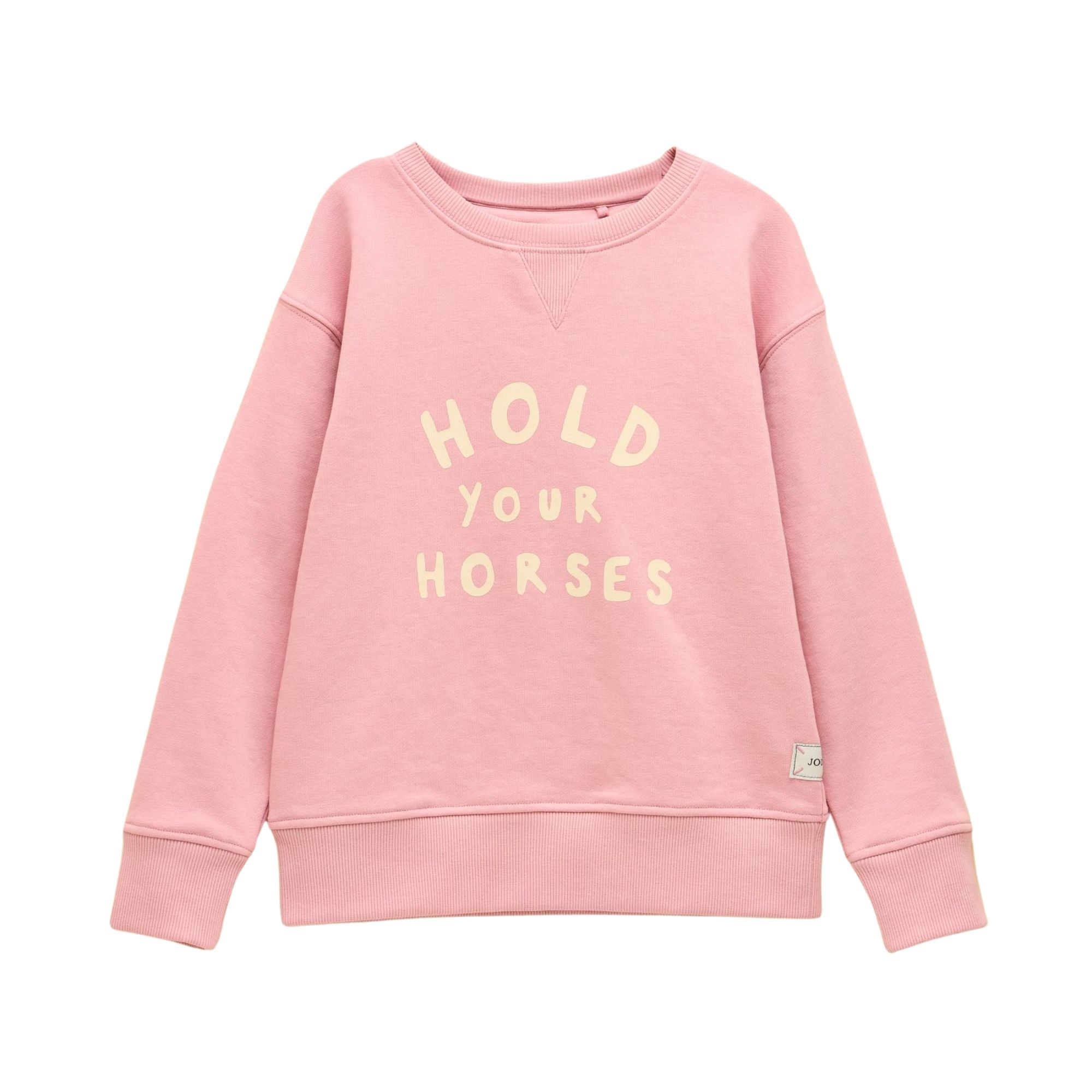 Joules Girls Sundaze Sweat Top - Pink