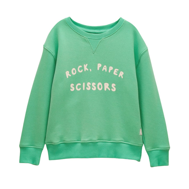Joules Girls Sundaze Sweat Top - Green Hover Image