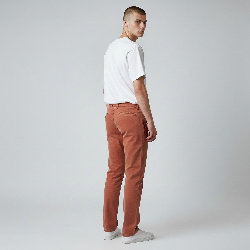 Meyer Roma Stretch Ultrasoft Twill Trousers - Red
